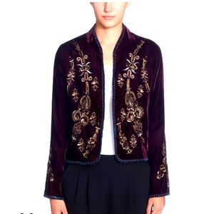 Elegant Catherine Malandrino Velvet Jacket-- NWT